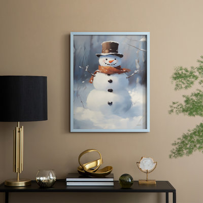 Art des Fêtes de Noël - série 2 - CEC XXXI, reproduction encadrée - bois massif