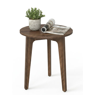 Compact Round End Table