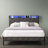 Mesum Fabric Upholstered Frame with LED Lights-1488729391