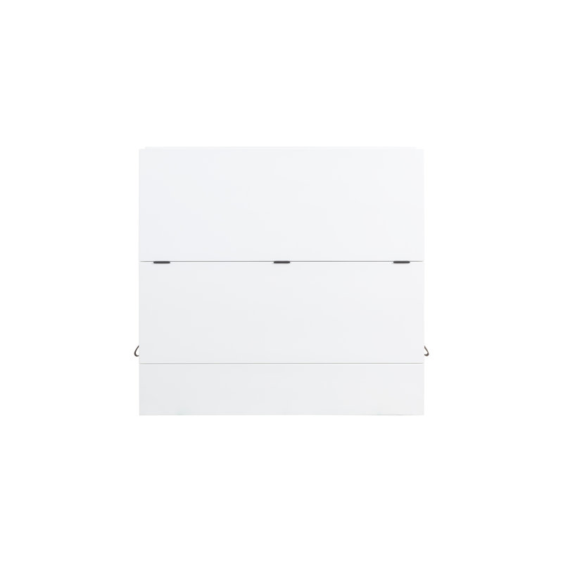 Pharr Storage Headboard, Full/Double, White, Manufactured Wood