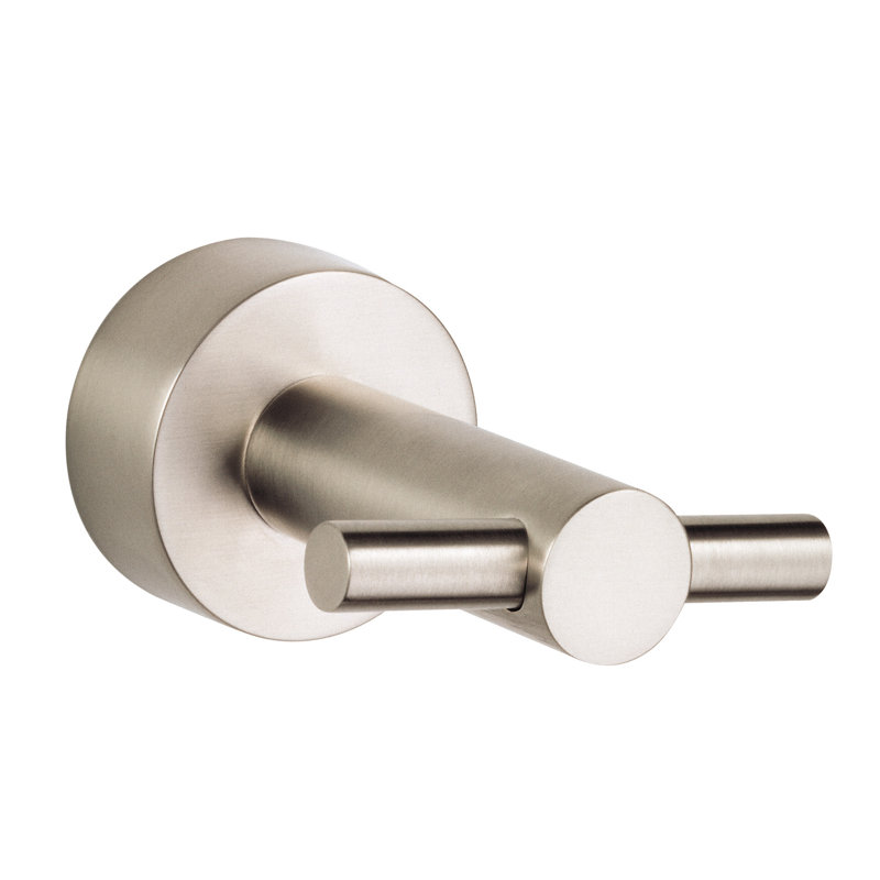 Parma Wall Mounted Robe Hook, Brushed Nickel