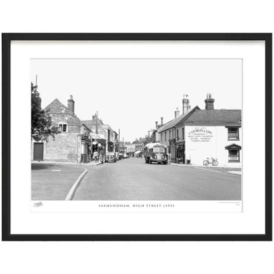 Saxmundham, High Street C1955 by Francis Frith - Single Picture Frame Print