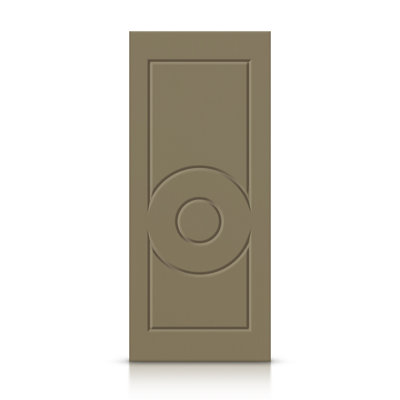 Porte standard à panneaux en bois massif