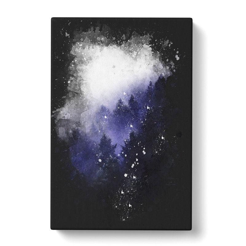 Forest Fog In Germany - Wrapped Canvas Painting, 60cm H x 40cm W x 3cm D