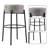 Kennley Upholstered Counter Stool with Metal Frame-56367145-56367144