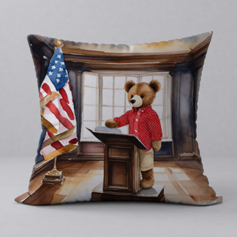 Polyester Throw Square Pillow Cover & Insert