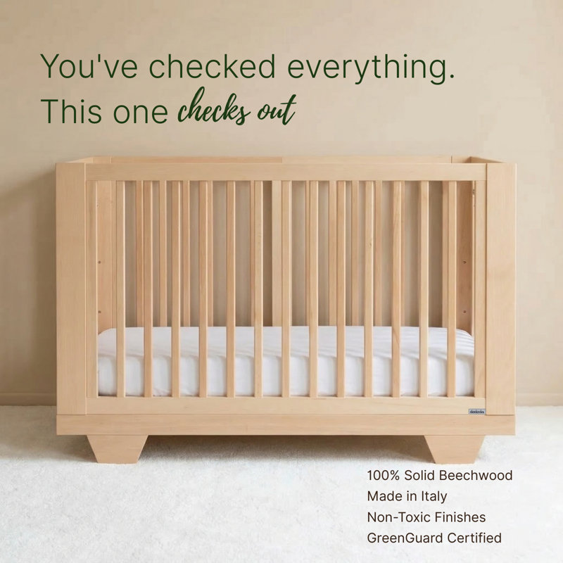 Spirit 8-in-1 Convertible Crib, Natural