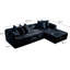 Canapé modulaire Modern Cloud avec méridienne en L, siège profond et installation sans outil-130836739-130836738-130836737