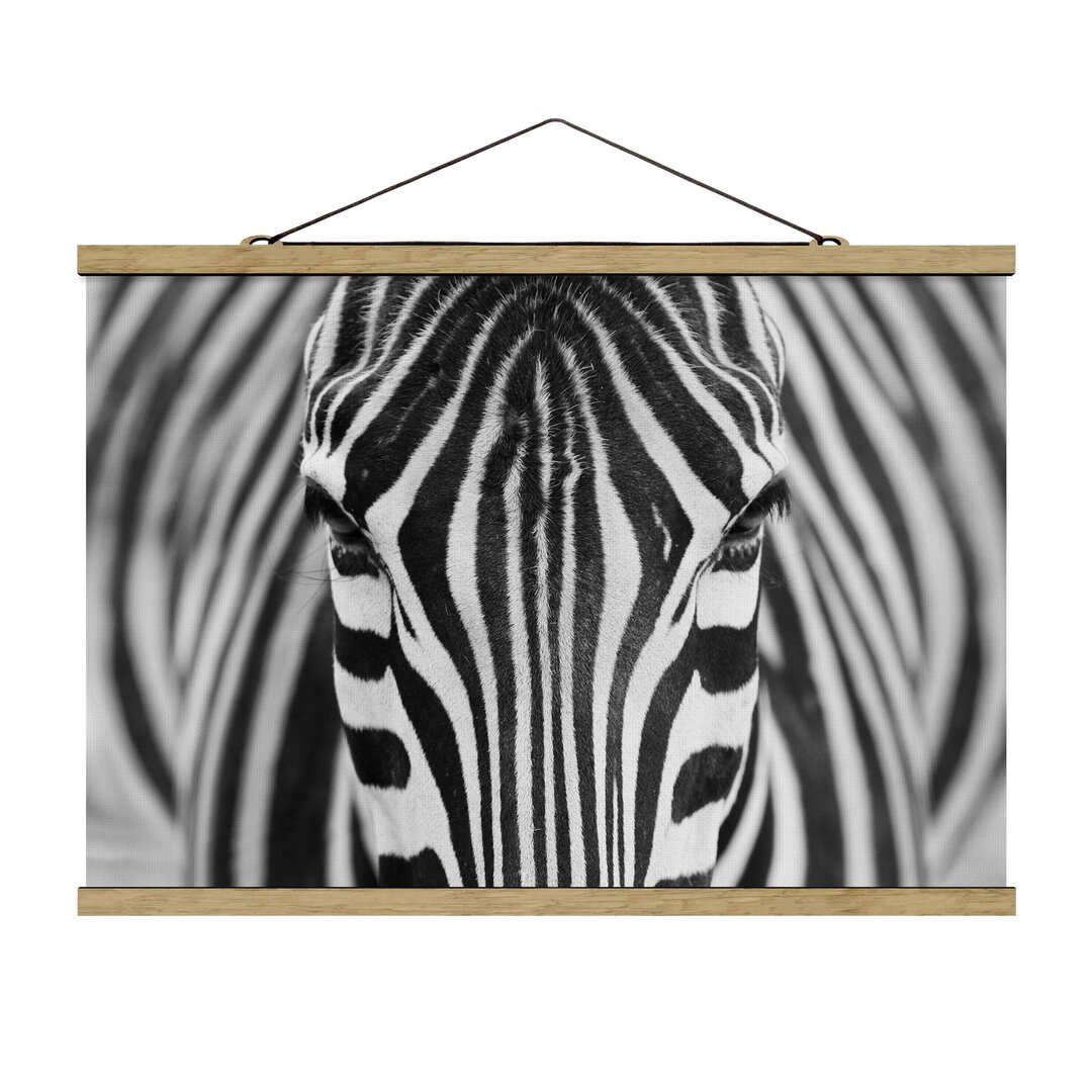 Wandbild Zebra Look