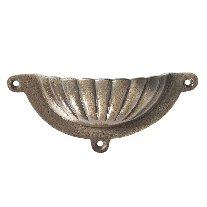 Hammer & Tongs - Fluted Cabinet Cup Handle - W130mm x H60mm - Brass