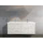 Ensemble de meuble-lavabo double mural 59,5 "Azden-804546651