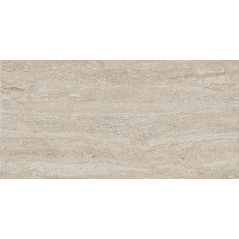 Toscano 12" x 24" Porcelain Field Tile in Classico, Silver