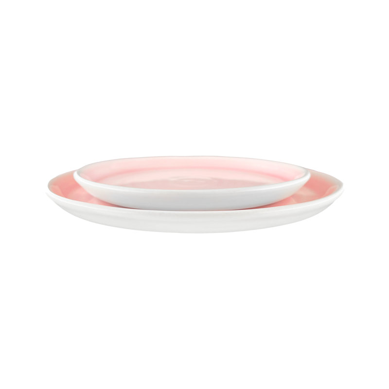 Ensemble d'assiettes 10,75 po Canvas Home Pinch, Rose