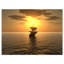 Photographie "navire et coucher de soleil" Seascape-35121489-35121482