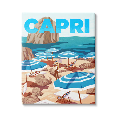 " Capri Italian Summer Beach Island "