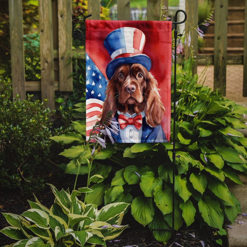 Drapeau patriotique du jardin américain, Épagneul du Sussex
