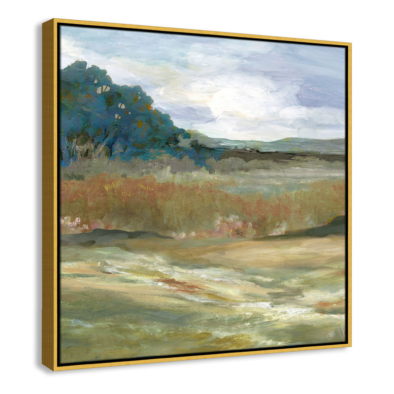 «Afprès Light» par Carol Robinson, H 31,5 po x l 31,5 po, Doré