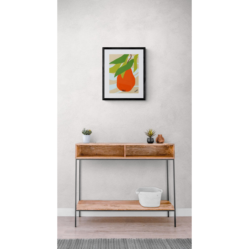 Tomato On The Vine Print by Trish Sierer, Black Framed Canvas, 32" H x 24" W