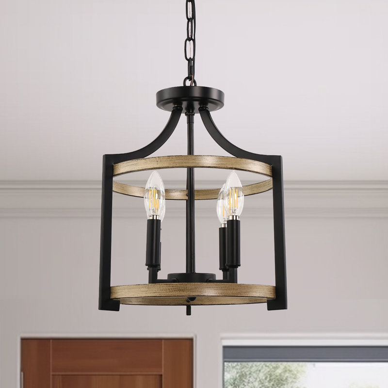 Hallvard Semi Flush Mount, Gold