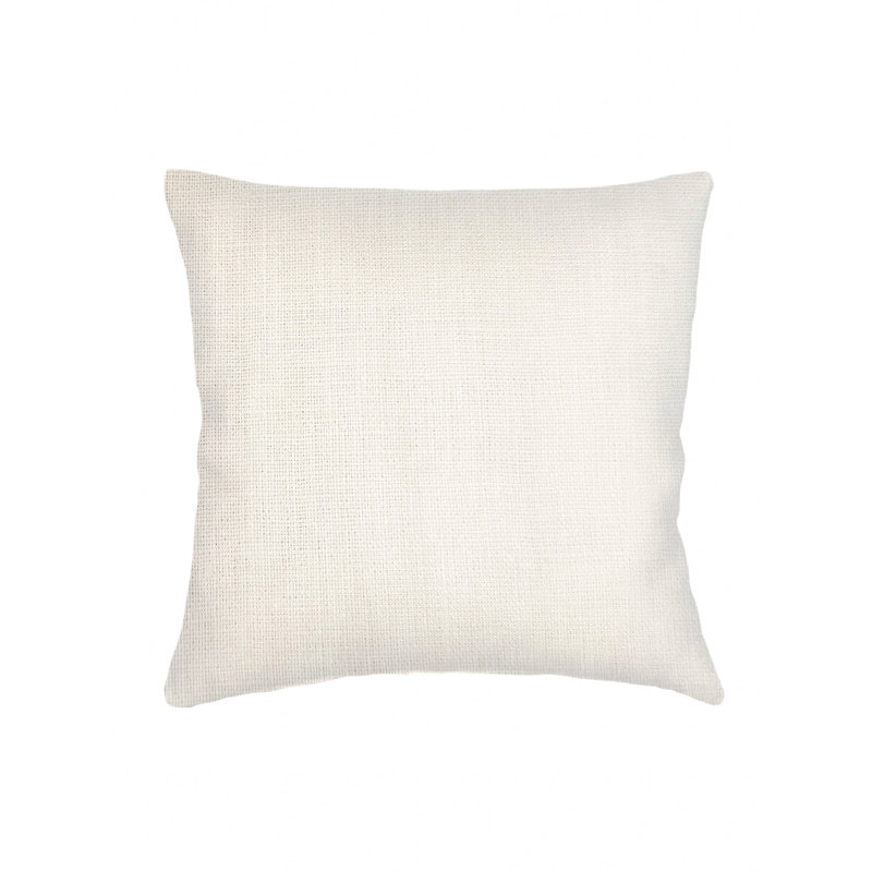 So Soft Linen Linen Throw Pillow, Ivory , Pillow Cover Only - No Insert, 24"H x 24"W