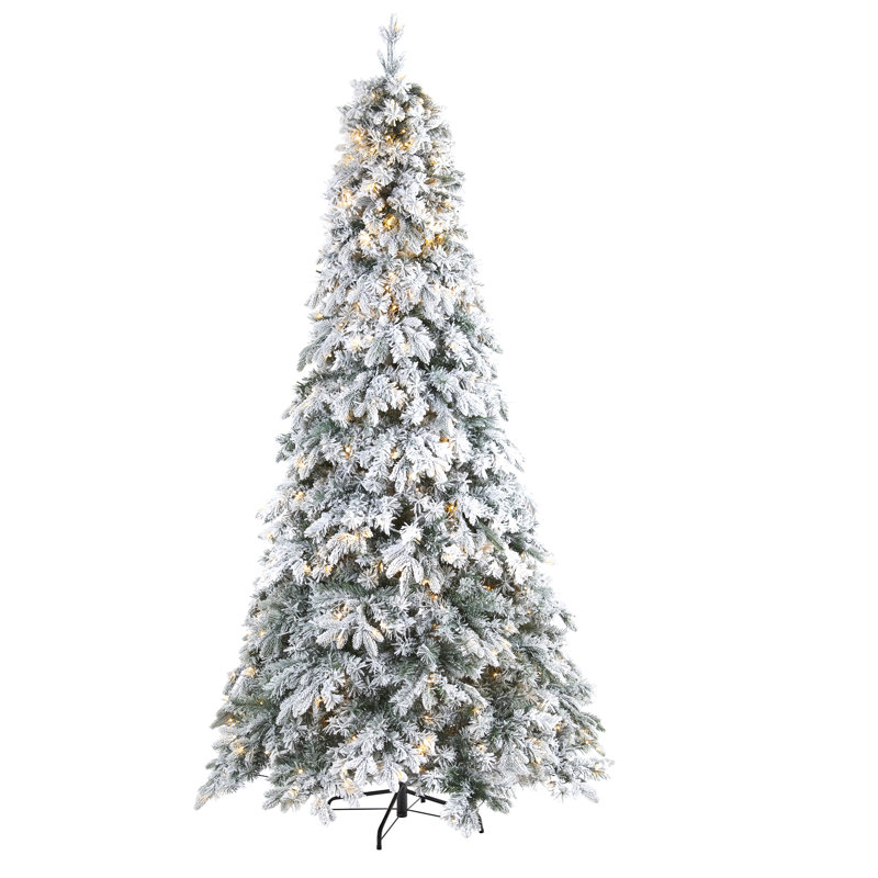 Lighted Artificial Christmas Tree, 8' H