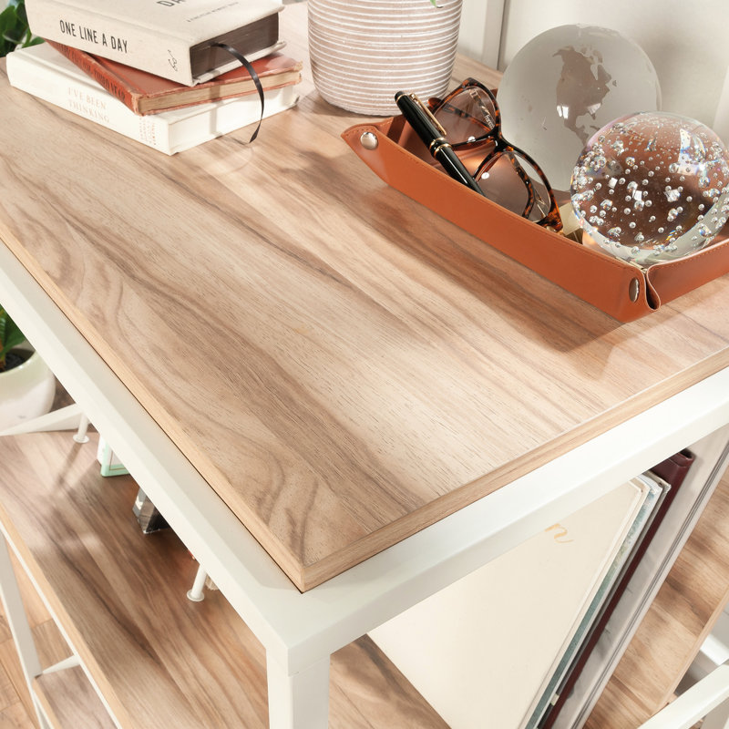 Finition en bois, rangement, structure en métal, tablettes inclinables réglables, salon, entrée de bureau, petits espaces