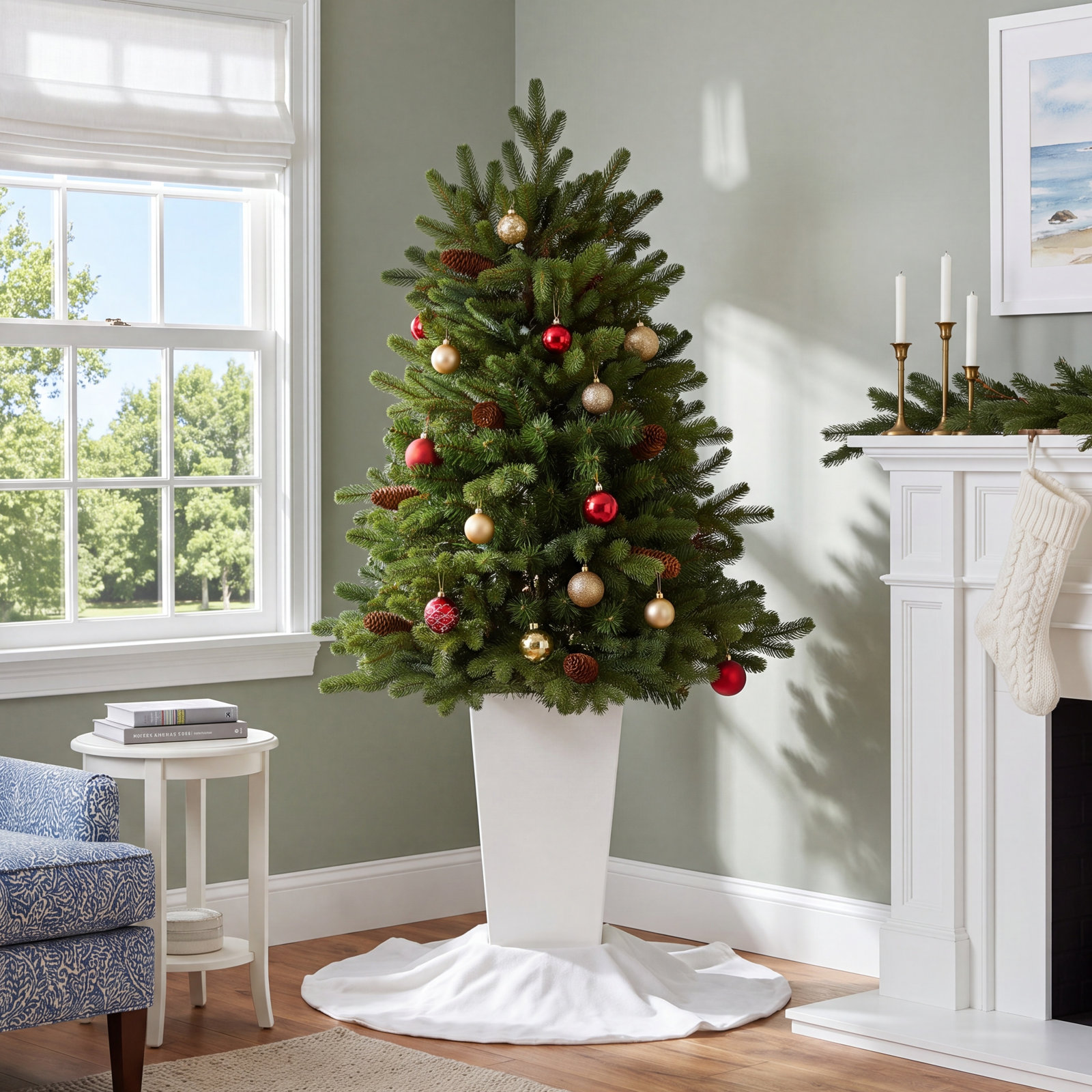 Yukon 42' Lighted Artificial Fir Christmas Tree