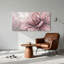 Ensemble de 1 tableau sur toile à fleurs roses-129277051-129277052