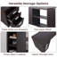 Bureau d'ordinateur en L de 60 po avec tablettes de rangement et tablettes Mabell-1820613195