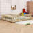 Queen Floor Bed With Safety Guardrails-2120676066