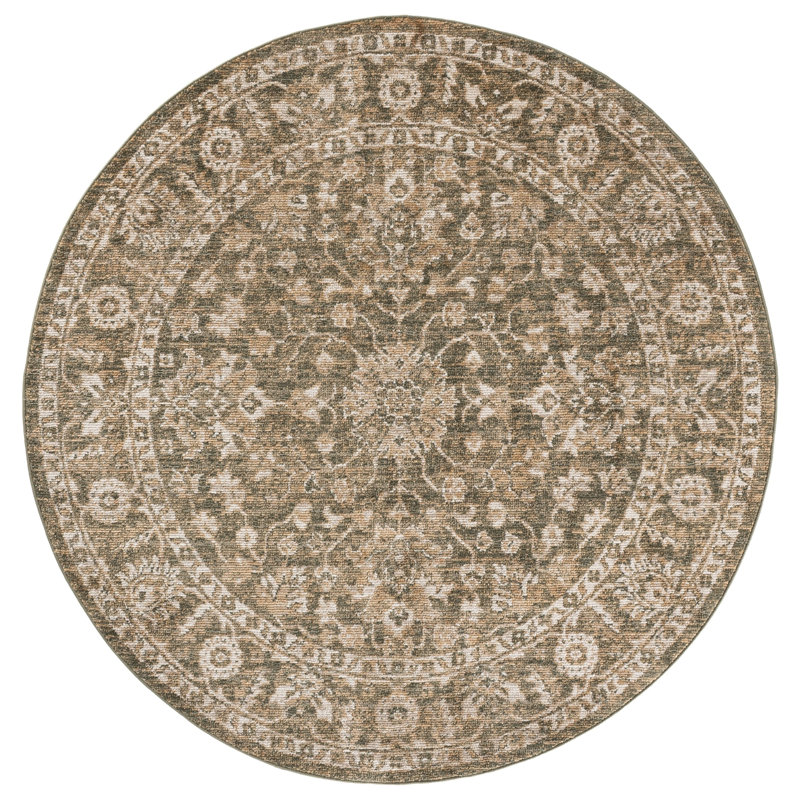 Tapis oriental Hazel, Rond 6 pi x 6 pi