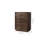 Simple Black Walnut Entrance Cabinet Solid Wood Accent Chest