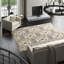 Marquis Geometric Area Rug in Gray/Silver/White-45410584