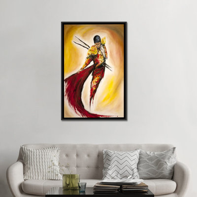 'Matador' by Marc Allante  Painting Print on Wrapped Canvas