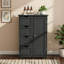 Armoire de rangement noire avec 4 tiroirs et 1 porte-1098412409