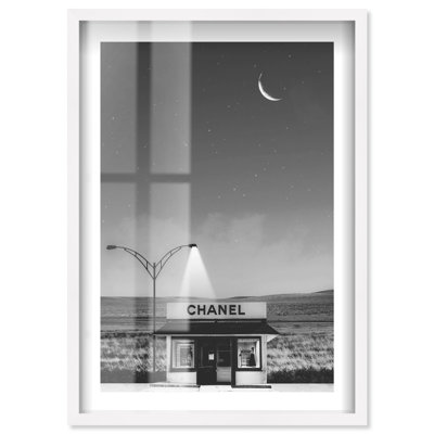 Glam at Night Shadowbox Print par Notoriart