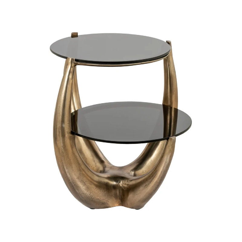 Glass Top End Table