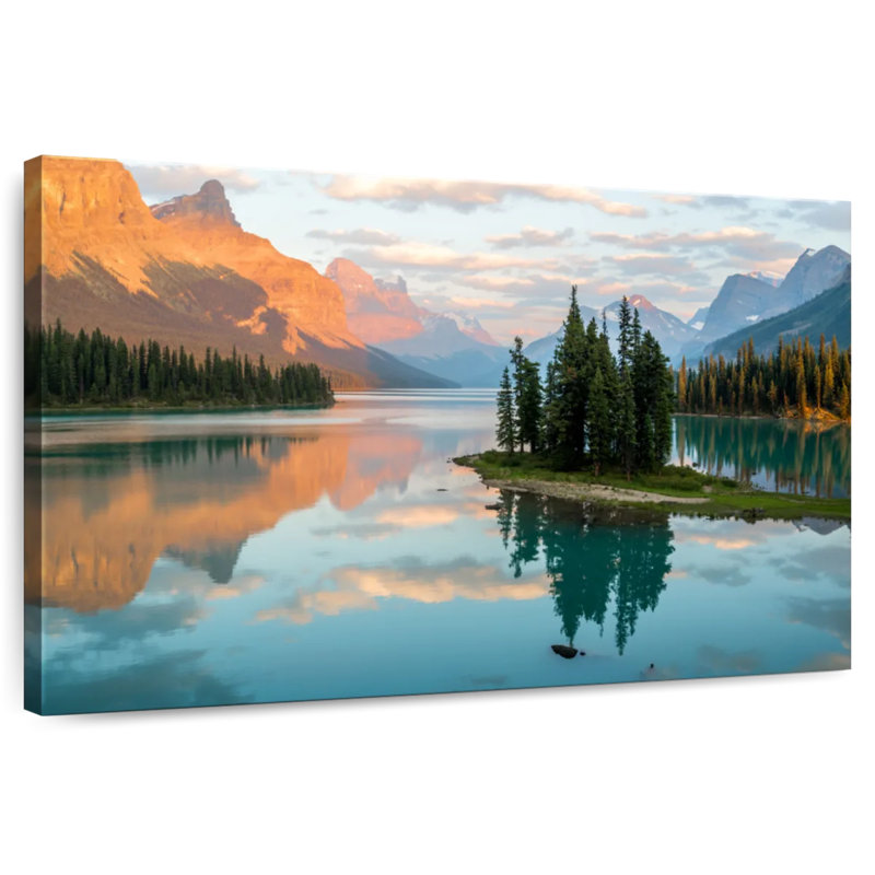Alvord Maligne Lake Spirit Island, H 32 po x l 48 po
