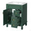 Meuble-lavabo 24 po avec lavabo en céramique, petite armoire de salle de bain, armoire moderne avec 2 tiroirs et tablette réglable-126278833