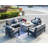 7 - Person Patio Conversation Set with Cushions