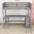 Wood Loft Bed With Desk And Shelves-1212498763-1212498773