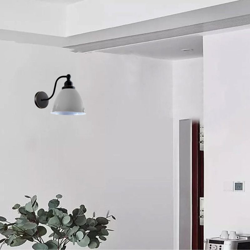 Mcclary Armed Sconce, No, White