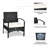 2 - Person Patio Conversation Sets with Cushions-1189316500