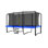 Trampoline carré de gymnastique d'extérieur Maxlead 1500LBS capacité 8 x 14 pi pour enfants adultes adultes