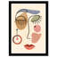 Visage abstrait - cadre photo