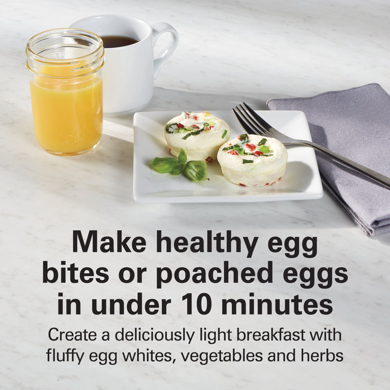 Hamilton Beach® Egg Bites Maker with Hard-Boiled Eggs Insert