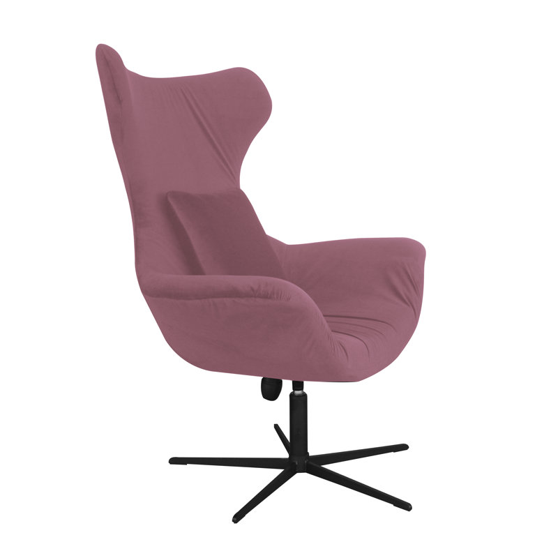 Swivel Lounge Chair, Pink