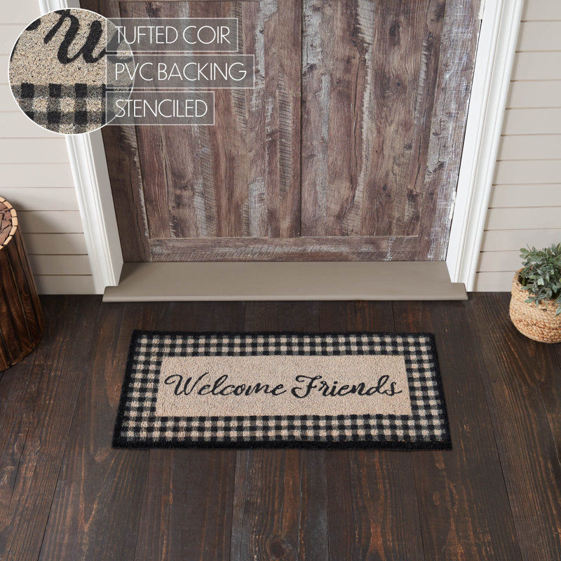 Jelon Non-Slip Indoor Doormat, 16" W x 24" L