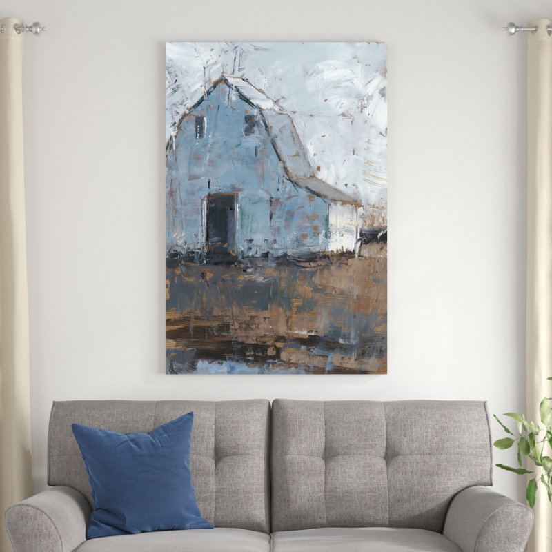 " Sunset Farm II " by Ethan Harper Painting Print, 48" H x 32" W x 1.25" D