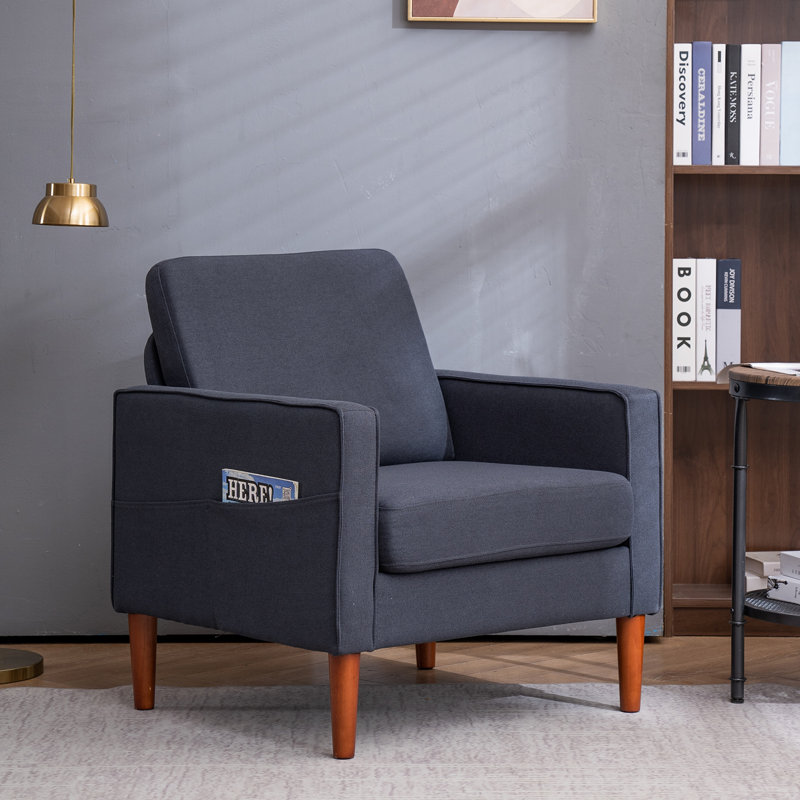 Fauteuil Charliese, Lin gris